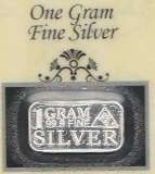 certified bullion silver bar (1 GRAM, 99.9) @@@ R1 no reserve