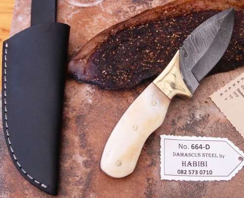 DAMASCUS Staal Biltong Mes vir die MAN, SEUN, PA of SKOON PA of OUPA in jou lewe