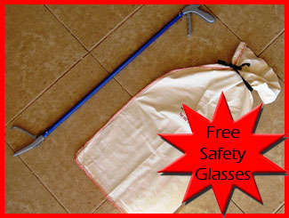 SNAKE TONGS 40" plus SNAKE BAG 800X400mm COMBO. Protect Family and pets