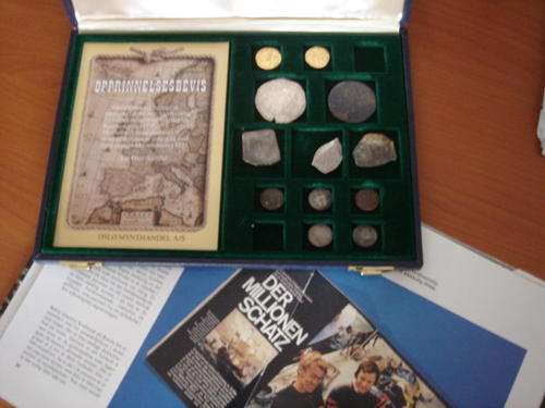 Gold, Silver and Broze coins from 1725 Shipwreck "Akerendam"