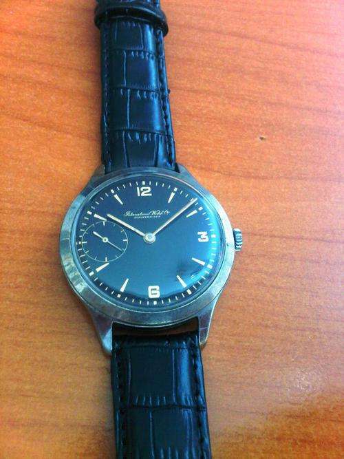 IWC Schaffhausen +-80-90 Year Vintage. 40mm case mechanical watch in good working order.