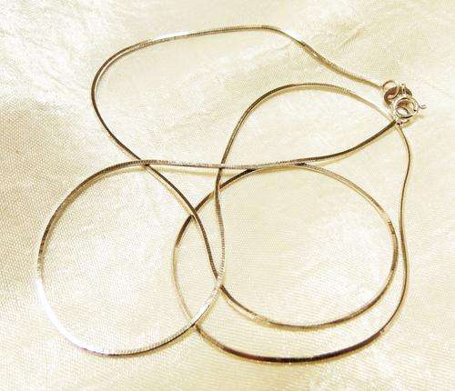 45cm SOLID STERLING SILVER CHAIN
