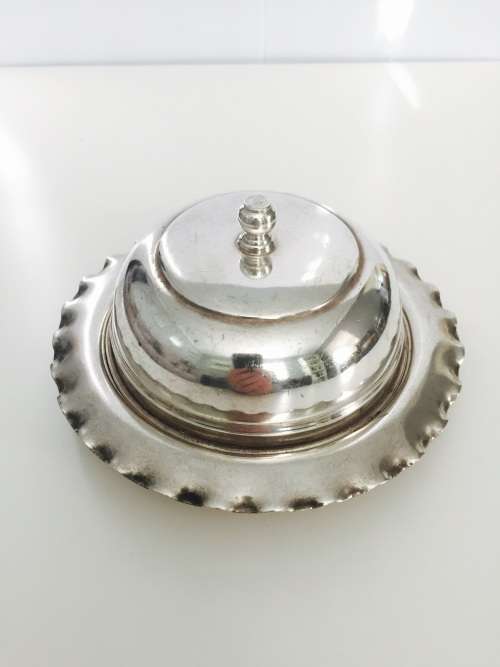 Vintage Silver Plated Butter Dish