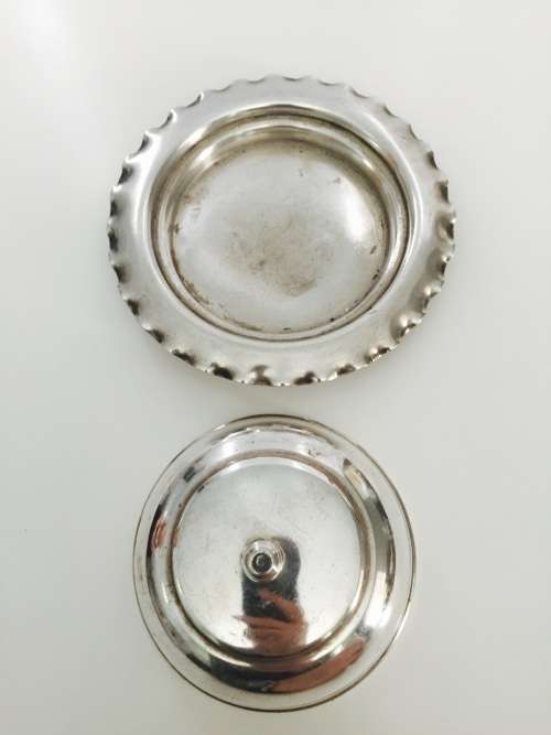 Vintage Silver Plated Butter Dish