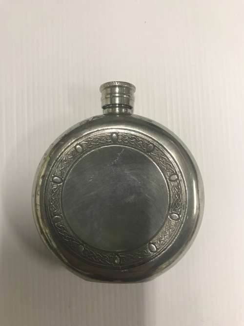 Vintage Pewter Flask - Sheffield England