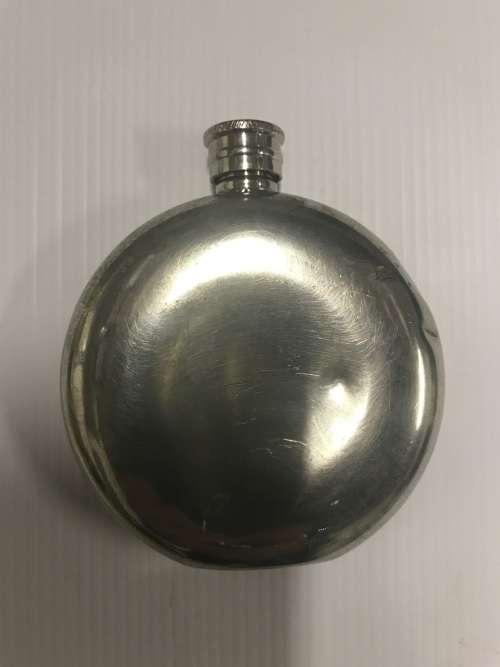 Vintage Pewter Flask - Sheffield England