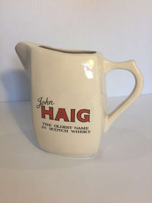 Vintage John Haig Whisky Water Jug