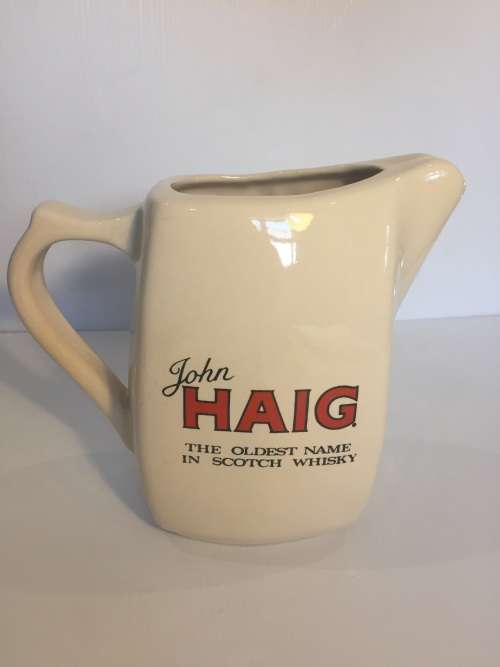 Vintage John Haig Whisky Water Jug