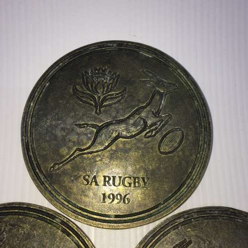 Collection of Springbok Rugby Coasters