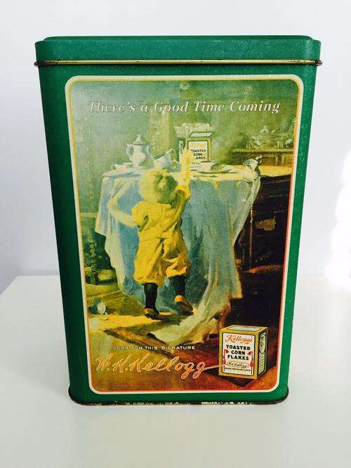 Vintage Kellogg's Corn Flakes Tin