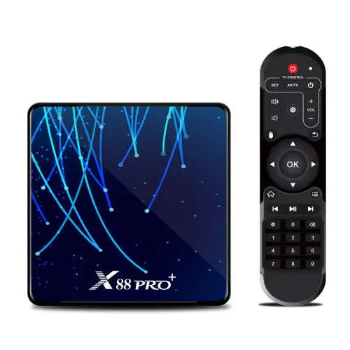 X88 Pro+ Android 9.0 Smart 4K TV Box - Multi-A 4GB RAM+128GB ROM