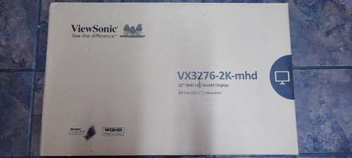 ViewSonic 32` 2K 2560 x 1440 QHD MONITOR