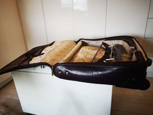 Partridge Genuine Leather Suit Bag