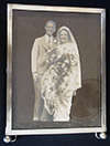 ART DECO SILVER PLATED EPNS PHOTO FAME WITH EASEL BACK "SIMPLE SIMON" PATENT ENGLAND  C 1937
