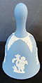 VINTAGE WEDGWOOD ENGLAND BLUE JASPERWARE BELL