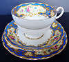 VINTAGE PARAGON ENGLISH BONE CHINA TRIO TEA CUP SAUCER AND SIDE PLATE "POMPADOUR"