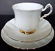 PARAGON FINE BONE CHINA ENGLAND TEA TRIO CUP, SAUCER AND SIDE PLATE