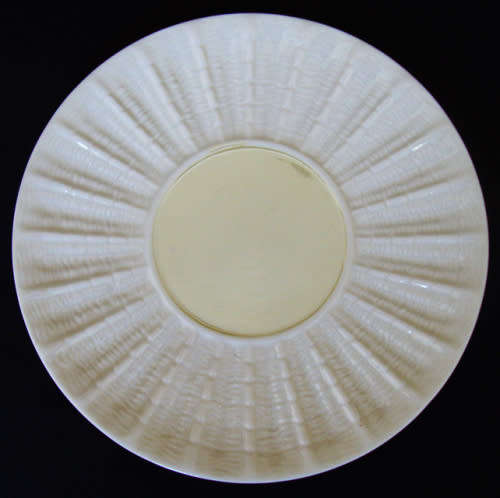 BELLEEK IRELAND TRIO -  SHELL CUP, SAUCER AND TEA/SIDE PLATE 1926 - 1946  3RD BLACK MARK - REG. 0857