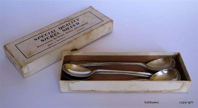 SILVER-PLATED SUNDAE / ICECREAM SPOONS (set of six)