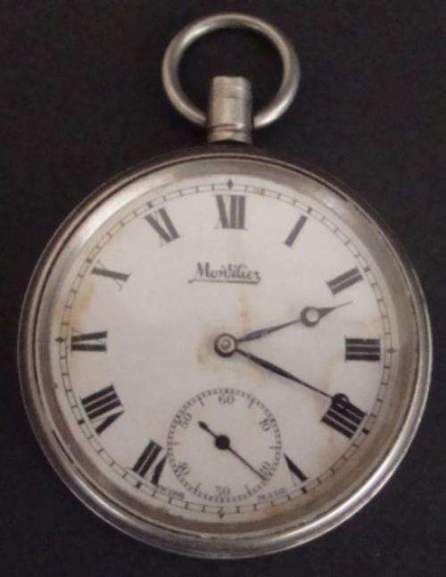 MONTILIER POCKET WATCH VINTAGE (NOT WORKING - PARTS OR RESTORATION)