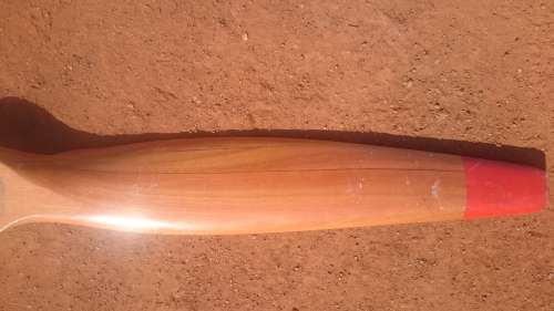 Micro Lite Prop. Wood with a few scratches. Decor Pub Hanger Airplane 1300 mm L