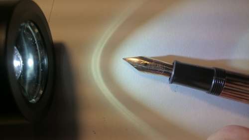 Pelikan 400 Honey, Amber Tortoise Brown. Gold. 1950's. Not Restored. 14 K Nib.