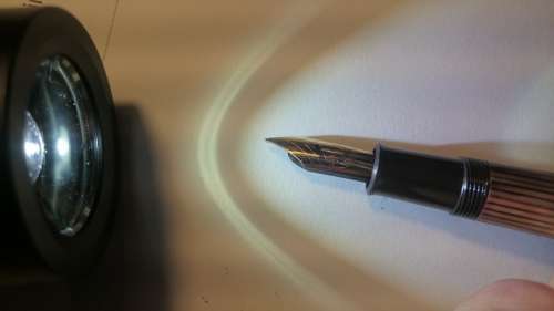 Pelikan 400 Honey, Amber Tortoise Brown. Gold. 1950's. Not Restored. 14 K Nib.