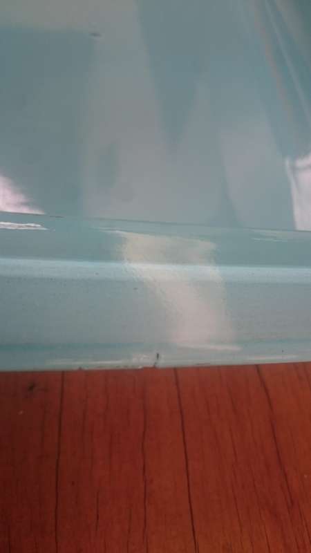 Fire King Bake ware Turquoise Blue Clean  310 mm * 210 mm (inside)
