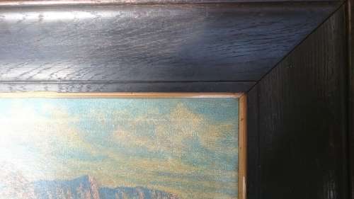Twelve Apostals Cape Town Clifton from Bantry Bay Vintage Oil Historical
