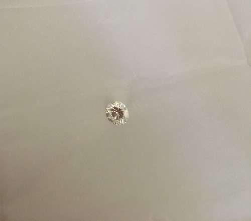 1.105 Carat Round Brilliant Cut VVS1 Colour F Diamond