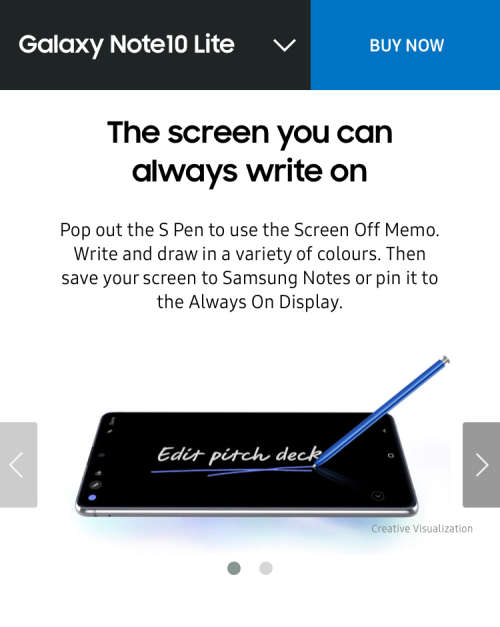 Galaxy NOTE 10 Lite - 128GBBrand New Mid Year Launch 2020