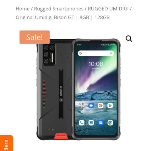 ORIGINAL UMIDIGI BISON GT | 8GB | 128GB - Local Original Stock Global ROM - Ultimate RUGGED Flagship