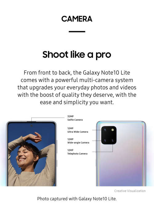 Galaxy NOTE 10 Lite - 128GBBrand New Mid Year Launch 2020