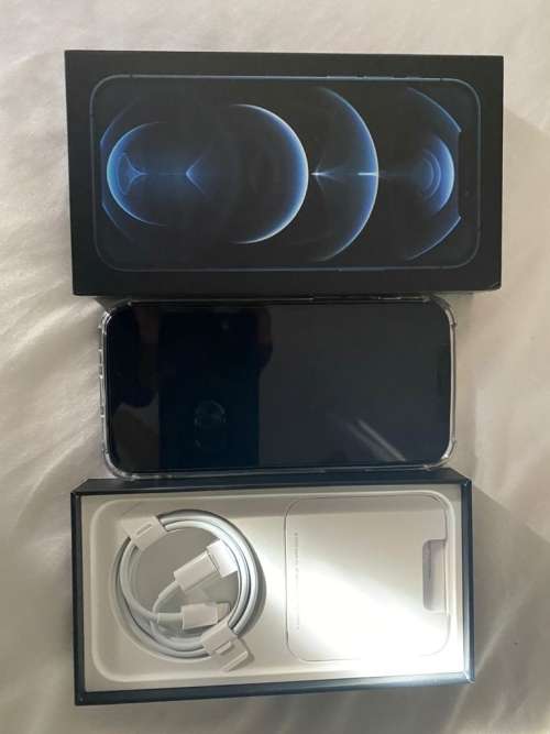 iPhone 12 Pro 5G 128GB - (opened then closed) = NEW Beautiful Pacific Blue - Boxed