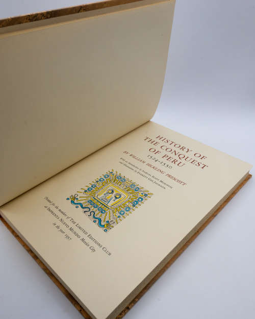 History of the Conquest of Peru by William Hickling Prescott (Signed Limited Edition)