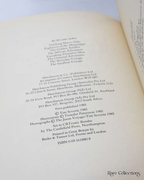 The Jason Voyage - The Quest for the Golden Fleece by Severin, Timothy (incl featured NG Magazine)