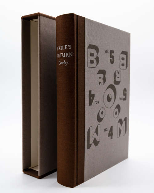 Exile`s Return by Malcolm Cowley (Signed)