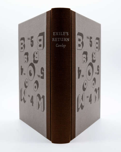 Exile`s Return by Malcolm Cowley (Signed)