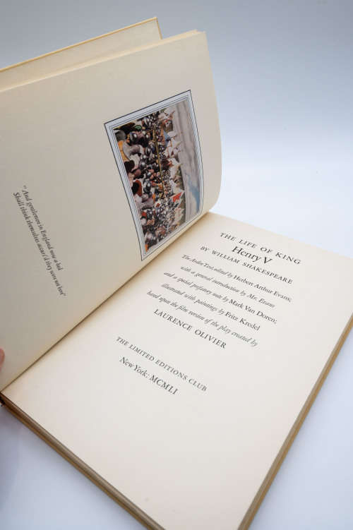 The Life of King Henry V by William Shakespeare (Limited Edition - Illustrator Fritz Kredel)