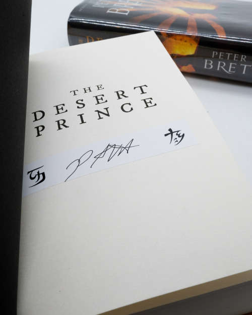 The Desert Prince by Peter V Brett (Signed)