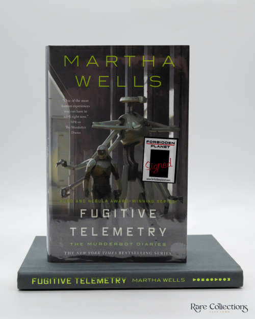 Murderbot Diaries: Book 6 Fugitive Telemetry by Wells, Martha (Signed Bookplate)