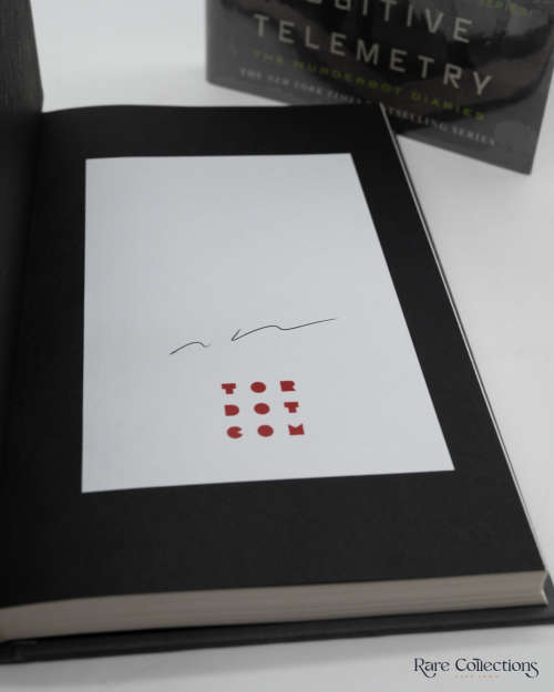 Murderbot Diaries: Book 6 Fugitive Telemetry by Wells, Martha (Signed Bookplate)