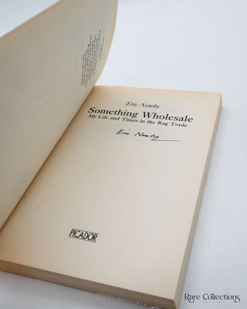 Something Wholesale by Newby, Eric (Signed Copy)