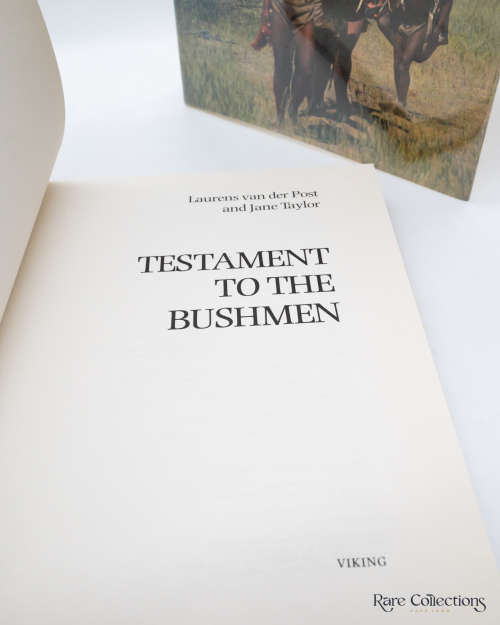 Testament To The Bushmen by Van Der Post, Laurens