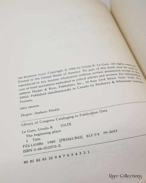 The Beginning Place by Ursula Le Guin (Review Slip Laid In)