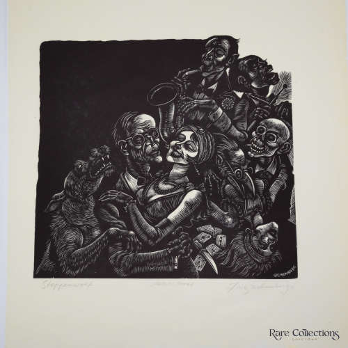 Steppenwolf Artist Proof (Signed Wood Engraving) illustrated by Fritz Eichenberg