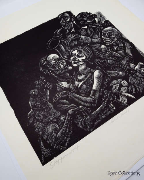 Steppenwolf Artist Proof (Signed Wood Engraving) illustrated by Fritz Eichenberg