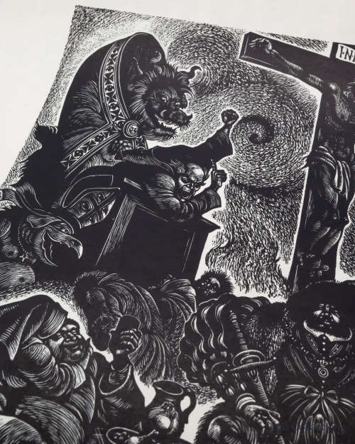 The Follies of Monks - Signed Limited Edition Print (From in Praise of Folly)