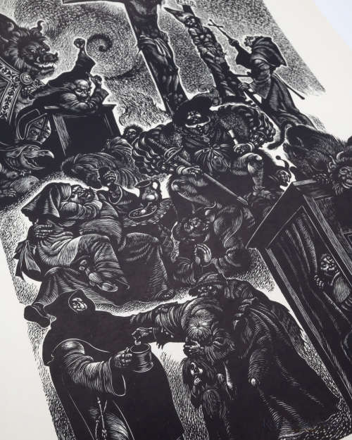The Follies of Monks - Signed Limited Edition Print (From in Praise of Folly)