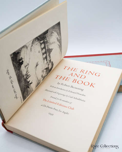 The Ring and the Book by Robert Browning (Signed Limited Edition - 2 Vol)